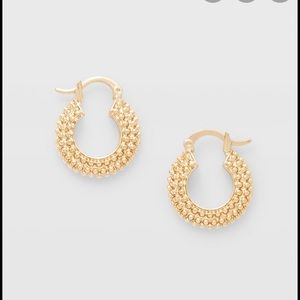 Club Monaco Gold hoop Earrings